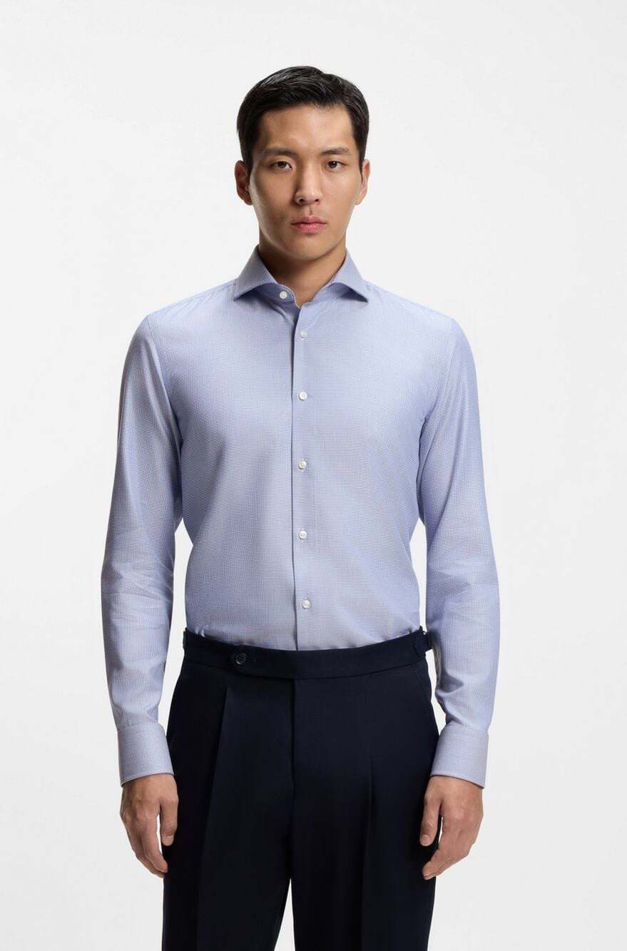 BOSS Hugo Boss Hank Slim Fit Wrinkle-Resistant Dress Shirt